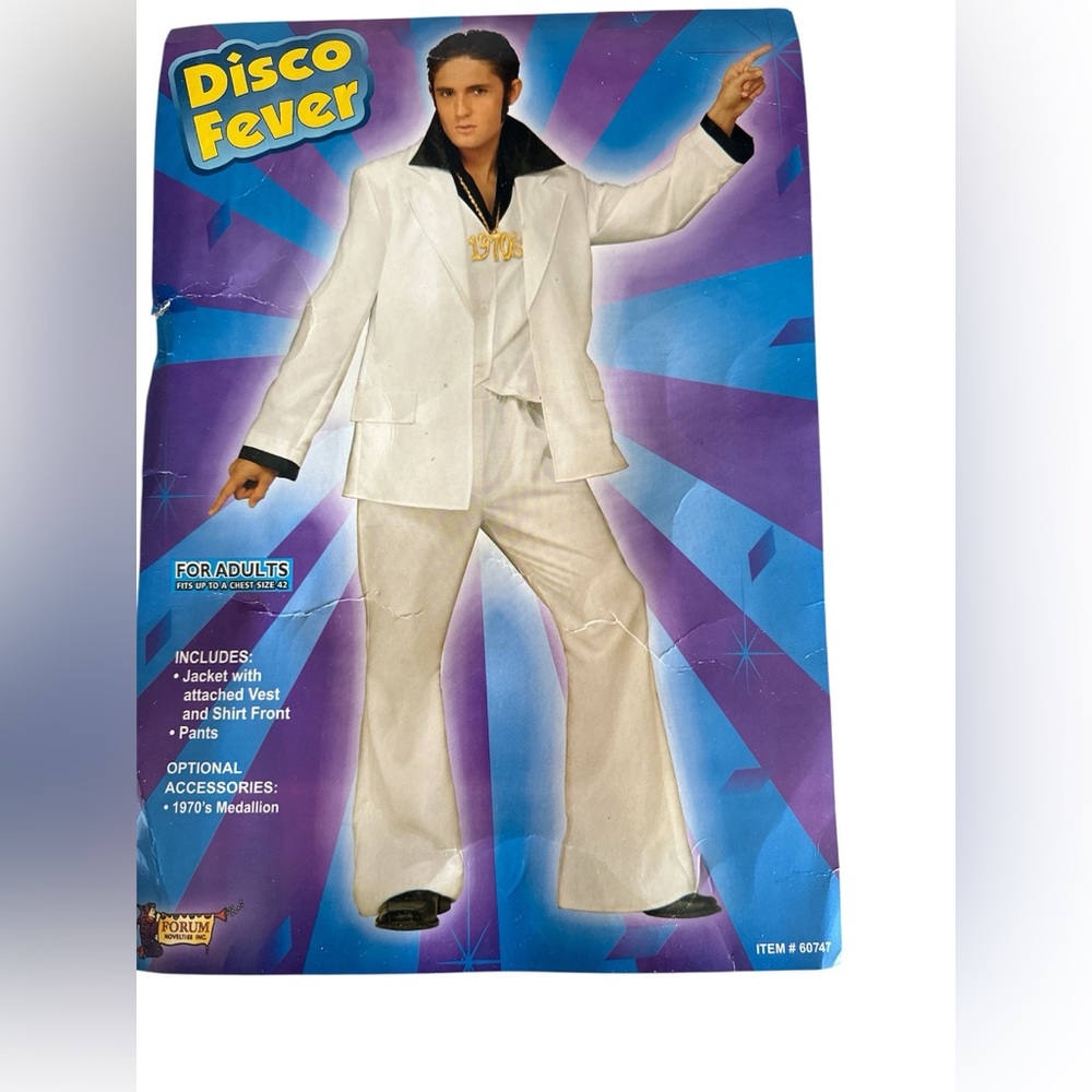 Disco Halloween Mens Costume